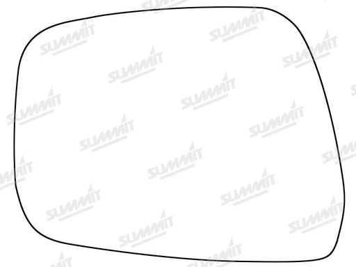Summit Stick-On Standard Mirror Glass fits Nissan Pathfinder 09 to 12 LHS Summit - Dynamic Drive