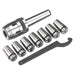 Sealey Mill Chuck Set MT3-M12 4-16mm SM2502MCS Sealey  - Dynamic Drive