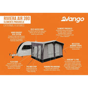 Vango Riviera Air 390 Elements ProShield Caravan Awning Vango - Dynamic Drive