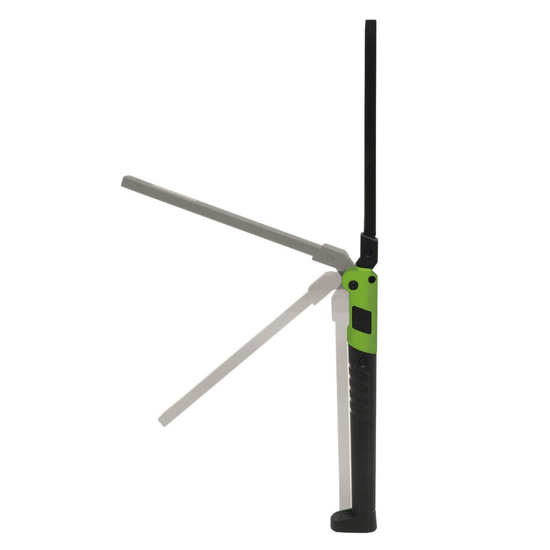 Sealey LED01G Rechargeable Slim Folding Pocket Light 2 COB + 1 SMD LED Green Sealey  - Dynamic Drive