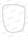 Summit Non-Heated Base Plate With Commercial Mirror Glass fits Vauxhall Vivaro RHS Summit - Dynamic Drive