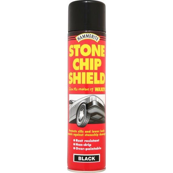 Hammerite Stonechip Shield - Black - 600ml Hammerite - Dynamic Drive