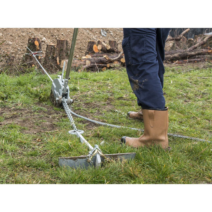 Sealey Wire Rope Puller 3200kg Max Line Force WRP3200 Sealey - Dynamic Drive