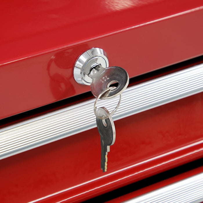 Sealey Mid-Box 3 Drawer with Ball-Bearing Slides - Red Sealey  - Dynamic Drive