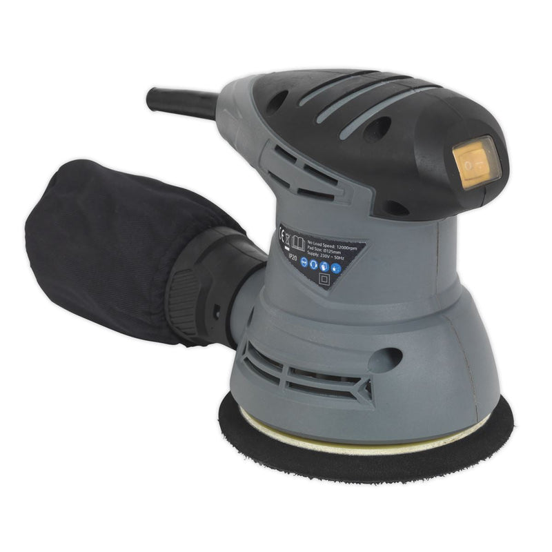 Sealey Dual Action Palm Sander125mm 240W/230V S0125 Sealey - Dynamic Drive