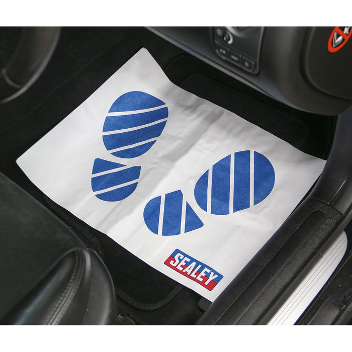 Sealey 5-in-1 Disposable Car Interior Protection Kit Display Box of 50 Sealey - Dynamic Drive