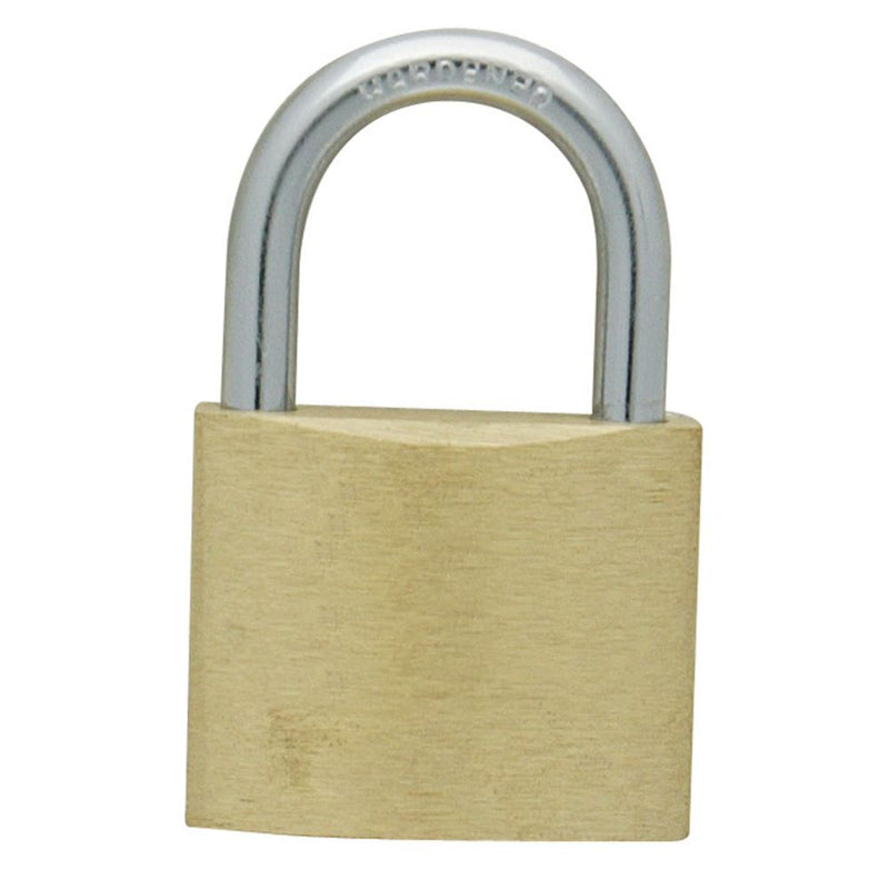 Silverline Brass Padlock Keyed Alike 4pk 40mm Silverline - Dynamic Drive
