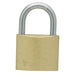 Silverline Brass Padlock Keyed Alike 4pk 40mm Silverline - Dynamic Drive