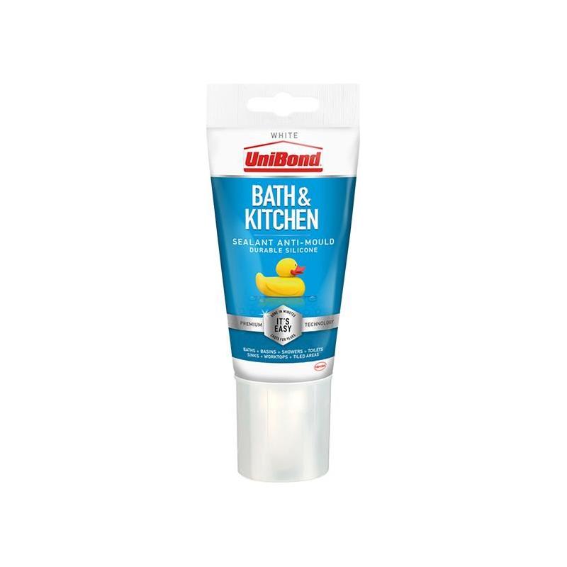 Unibond Healthy Kitchen & Bathroom Anti Mould Sealant White Tube 147g UniBond - Dynamic Drive