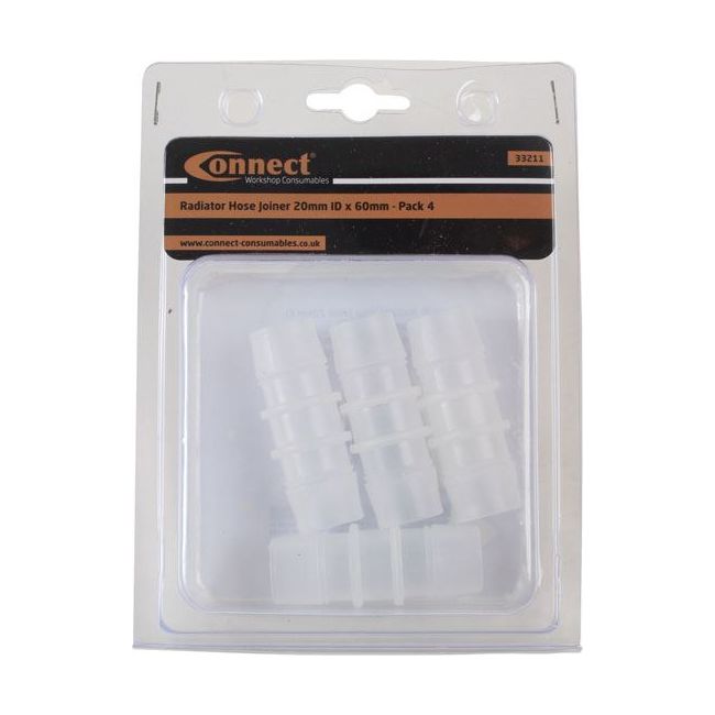 Tool Connection Radiator Hose Joiner 20mm ID x 60mm 4pc 33211 Tool Connection - Dynamic Drive