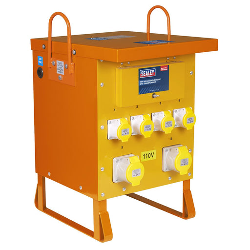 Sealey 110V 10kVA Single Phase Site Transformer WST10000 Sealey - Dynamic Drive