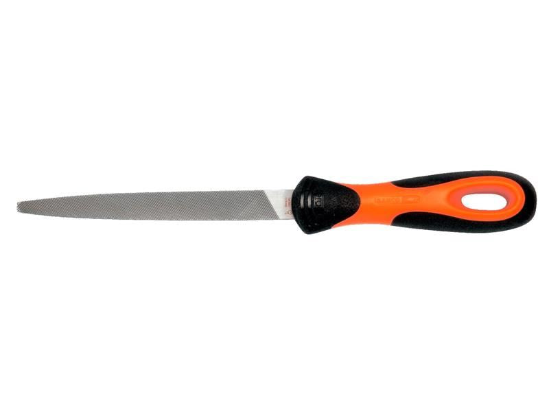 Bahco 1-110-08-2-2 ERGO™ Handled Tapered Edge Flat Second Cut File 200mm (8in) Bahco - Dynamic Drive