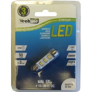Vechline Led 42Mm Festoon 3Smd 05W Bulb 15937183 Vechline - Dynamic Drive
