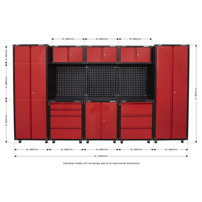Sealey American PROï 3.3m Storage System APMS80COMBO1 Sealey - Dynamic Drive