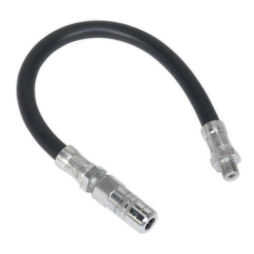 Sealey Rubber Delivery Hose with 4-Jaw Connector Flexible 300mm 1/8"BSP Gas Sealey - Dynamic Drive