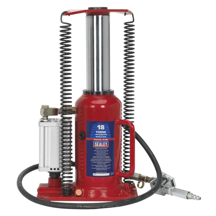 Sealey Air Operated Bottle Jack 18 Tonne YAJ18S Sealey - Dynamic Drive