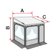 Fiamma ZIP 300 Privacy Room Large Fiamma - Dynamic Drive