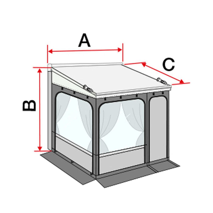 Fiamma ZIP 300 Privacy Room Large Fiamma - Dynamic Drive