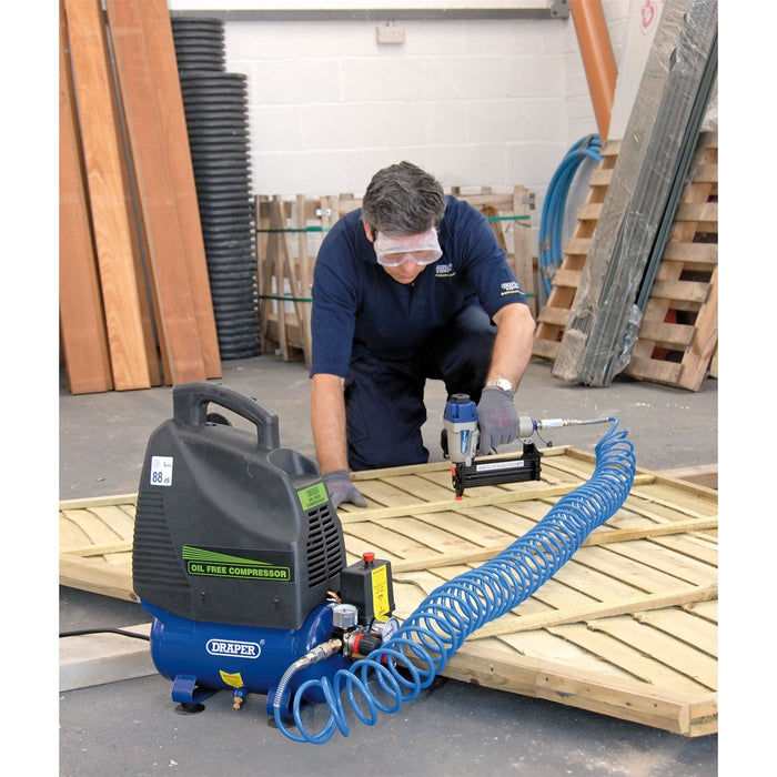 Draper Oil-Free Air Compressor, 6L, 1.1kW 24974 Draper - Dynamic Drive