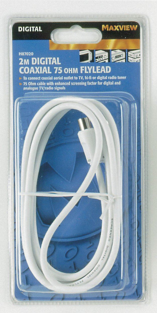 Maxview Digital Coax Fly Lead 2M H87020M Maxview - Dynamic Drive
