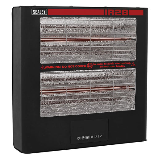 Sealey Wall Mounting Infrared Quartz Heater 2.8kW/230V IR28 Sealey - Dynamic Drive