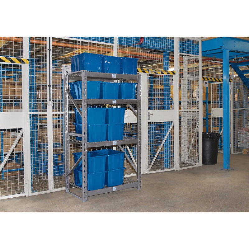 Draper Expert Heavy Duty Steel 4 Shelving Unit, 1040 x 610 x 1830mm 05230 Draper - Dynamic Drive