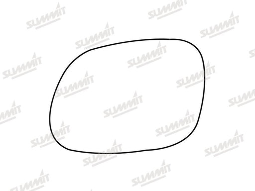 Summit Stick-On Standard Mirror Glass fits Kia Soul 14 to 17 LHS Summit - Dynamic Drive