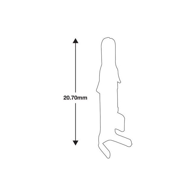 Connect Non Insulated Male Terminal 100pc 37519 Tool Connection - Dynamic Drive