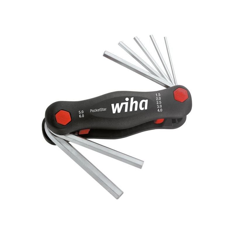 Wiha PocketStar Hex Key Set, 7 Piece (1.5-6mm) Wiha - Dynamic Drive