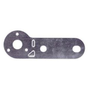 Single Socket Plate (B/10501/2GALV) UK Camping And Leisure - Dynamic Drive