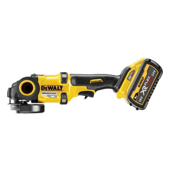 Dewalt Power Tools DCG418X2 XR FlexVolt Grinder 125mm 54V 2 x 3.0Ah Li-ion DeWALT Power Tools - Dynamic Drive