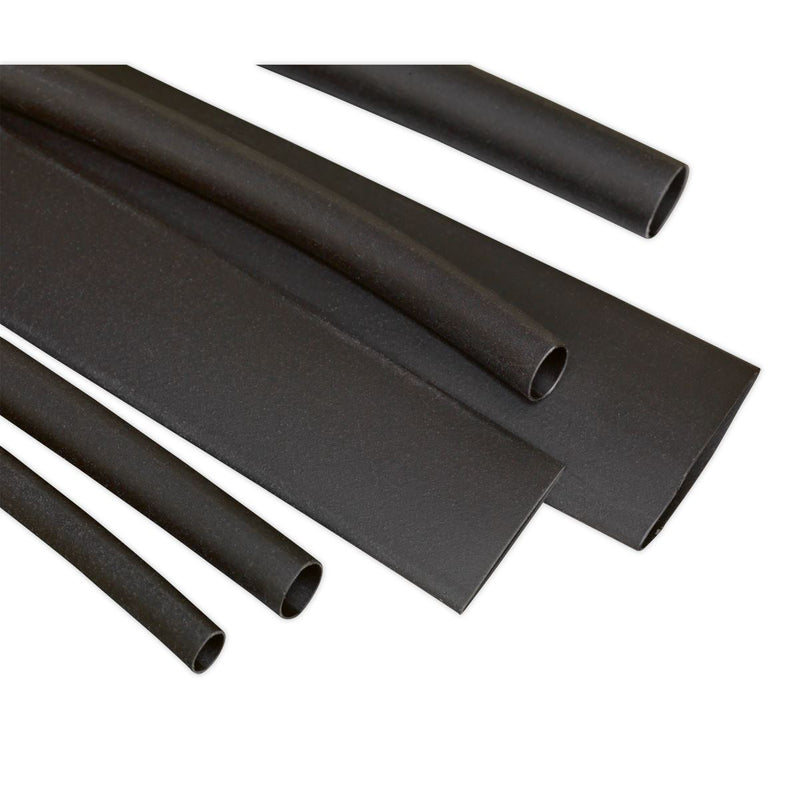 Sealey Heat Shrink Tubing Assortment 95pc 100mm Black HST100B Sealey - Dynamic Drive