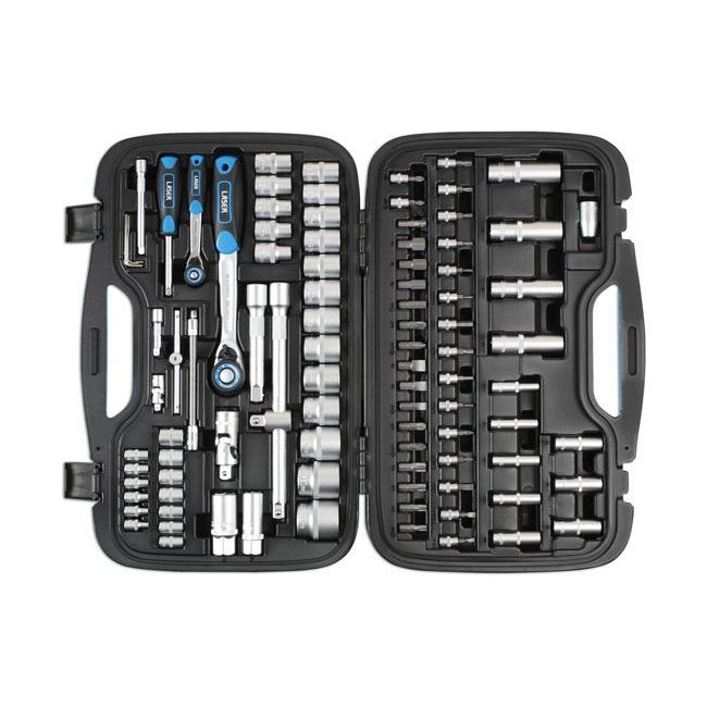 Laser Socket Set 1/4"D, 1/2"D 95pc 6921 Laser - Dynamic Drive