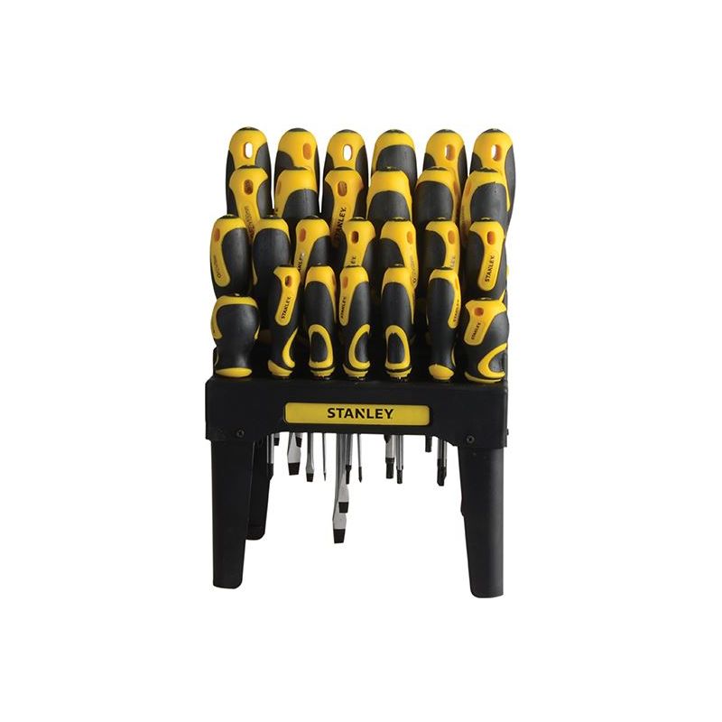 Stanley® Hand Tools 062142 Screwdriver Set in Rack, 26 Piece STANLEY® Hand Tools - Dynamic Drive