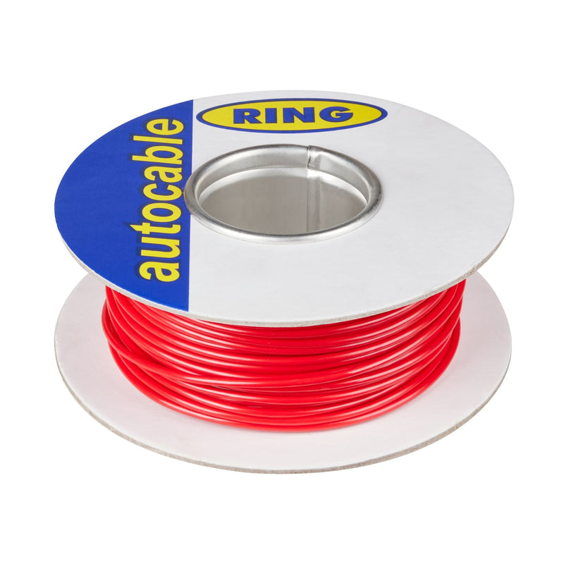 Ring Automotive RC0117R Cables, 28/0.30 mm, 50 m, Red Ring Automotive - Dynamic Drive