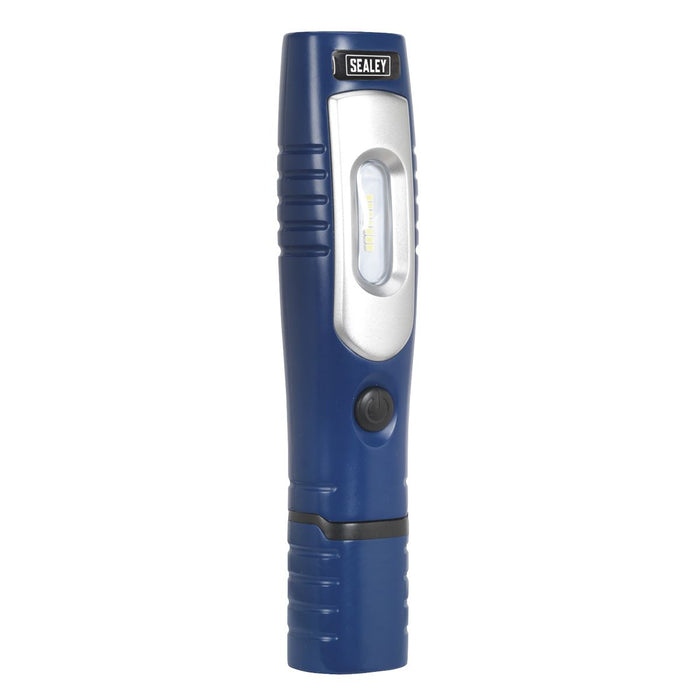 Sealey Blue Rechargeable 360° Inspection Lamp 7 SMD+3W LED Lithium-ion Sealey  - Dynamic Drive