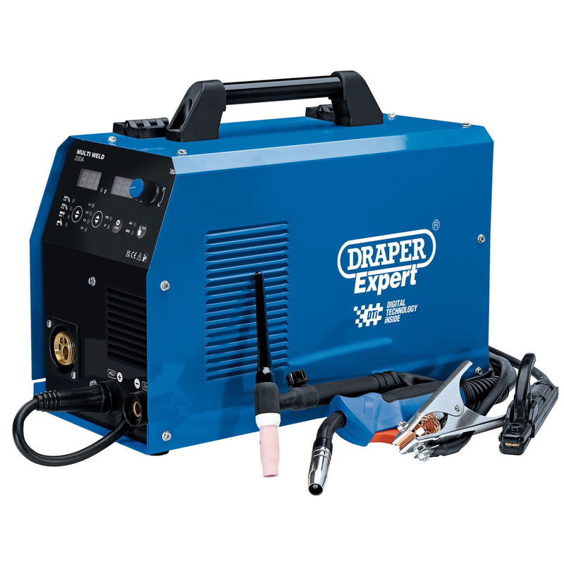 Draper 3-in-1 Multi-Process Welder Dti, 200A 70043 Draper - Dynamic Drive