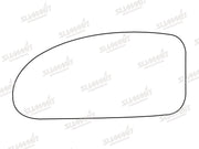 Summit Stick-On Standard Mirror Glass fits Ford Focus LHS Summit - Dynamic Drive