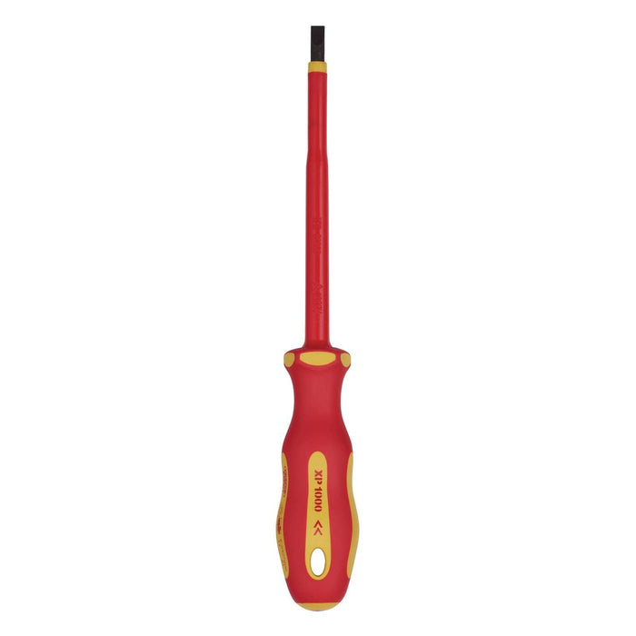 Draper XP1000 VDE Plain Slot Screwdriver, 5.5 x 125mm 64419 Draper - Dynamic Drive