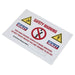 Sealey Hybrid/Electric Vehicle Warning Sign HYBRIDSIGN Sealey - Dynamic Drive