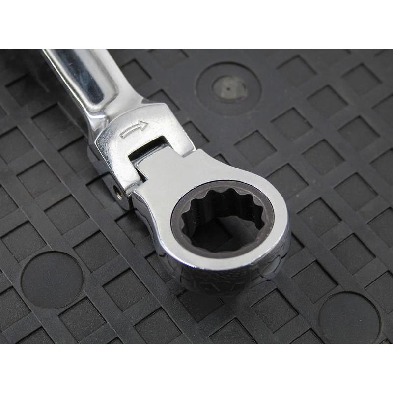 Faithfull Ratchet Combination Spanner Flex Head CV 22mm Faithfull - Dynamic Drive
