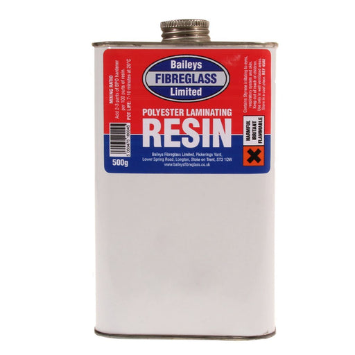 Baileys Fibreglass Polyester Resin 500g: Repair Fibreglass Damage Quickly and Baileys - Dynamic Drive