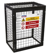 Sealey Safety Cage 2 x 19kg Gas Cylinders GCSC219 Sealey - Dynamic Drive