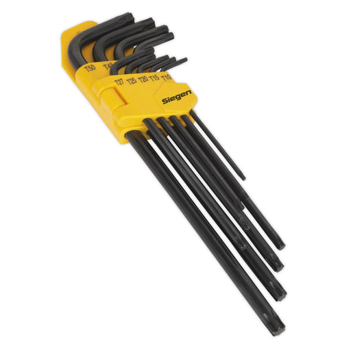 Seigen by Sealey TRX-Star* Key Set 9pc Extra-Long S01096 Seigen by Sealey  - Dynamic Drive
