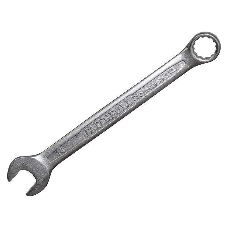 Faithfull Combination Spanner CV Satin Finish 14mm Faithfull - Dynamic Drive