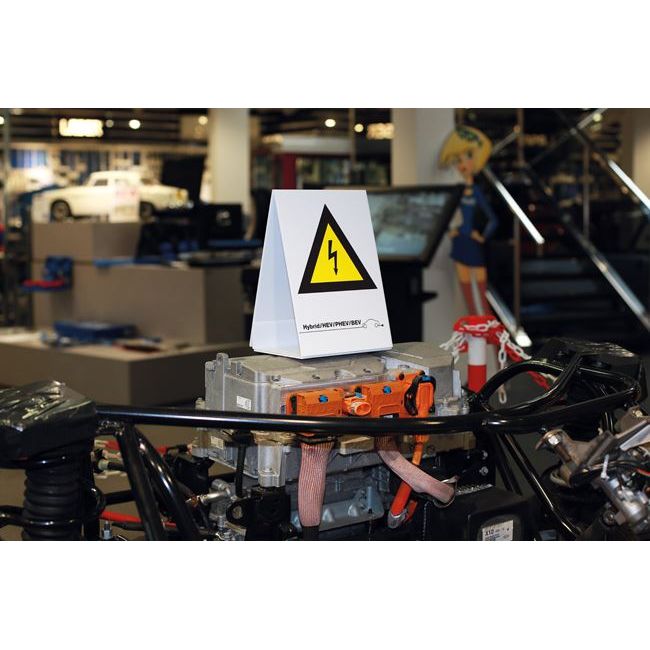 Laser High Voltage Sign (Double Sided) 7574 Laser - Dynamic Drive
