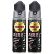 2x Simoniz Car Upholstery Fabric & Carpet Cleaner Foam Stain Remover Brush 400ml Simoniz  - Dynamic Drive