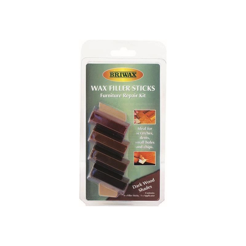 Briwax Wax Filler Sticks Dark Wood Shades (Pack 4) Briwax - Dynamic Drive