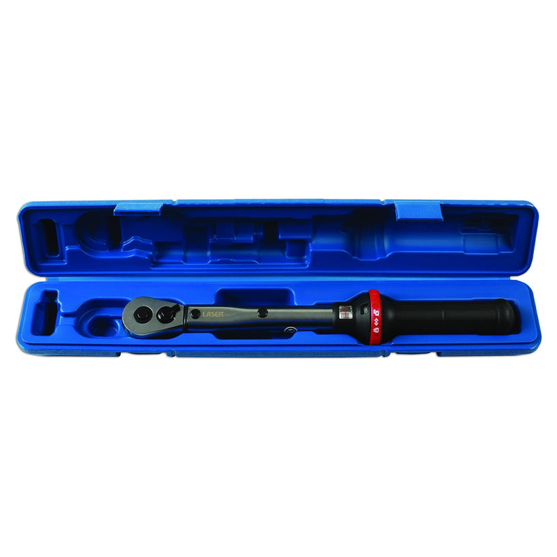 Laser Torque Wrench 3/8"D 10 - 50Nm 7168 Laser - Dynamic Drive