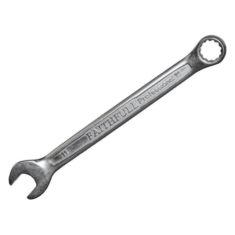 Faithfull Combination Spanner CV Satin Finish 11mm Faithfull - Dynamic Drive